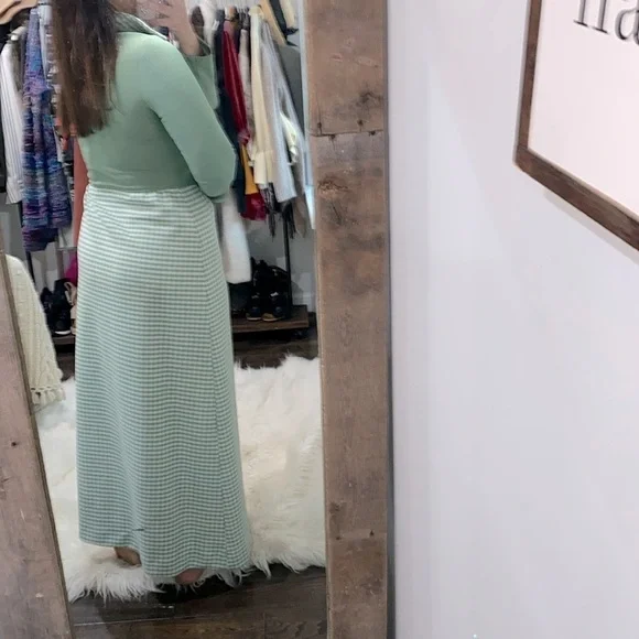 Vintage button down maxi dress size small - Picture 5 of 7